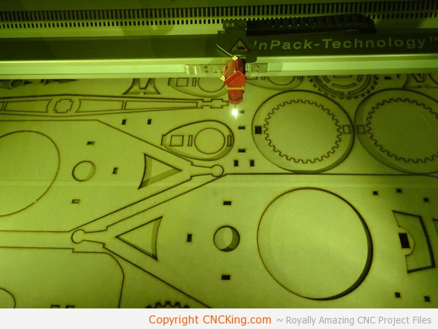 Laser Cut Rocket Coaster