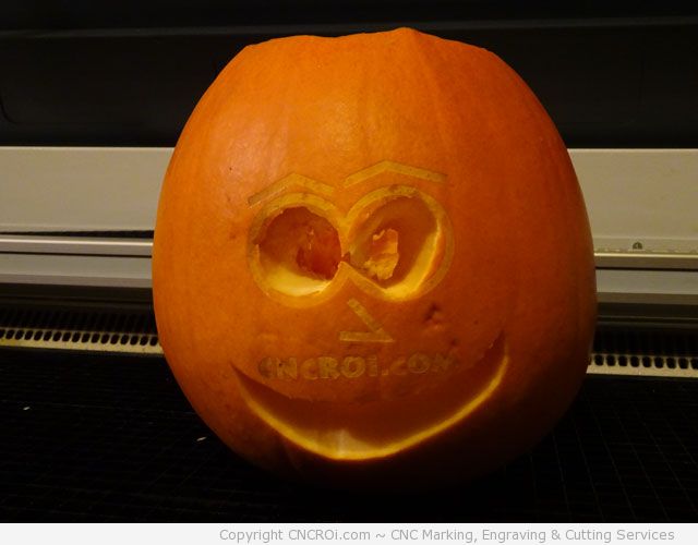 cnc laser pumpkin engraving