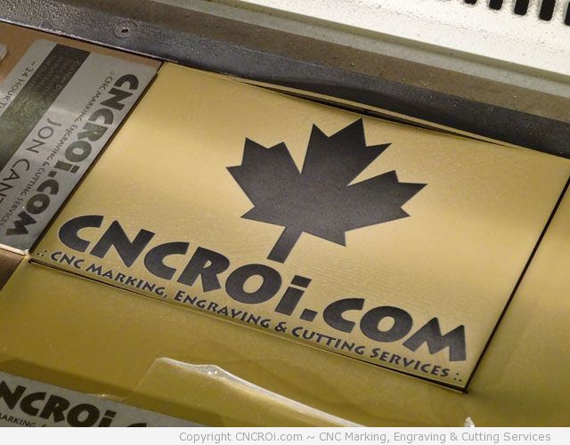 laser engraving metal laminates