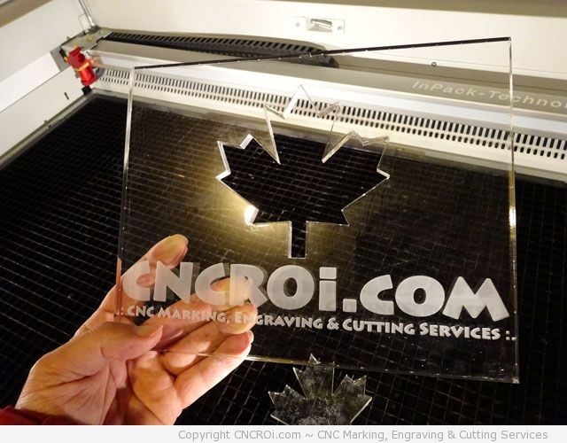 Laser Cutting 9 mm Clear Acrylic
