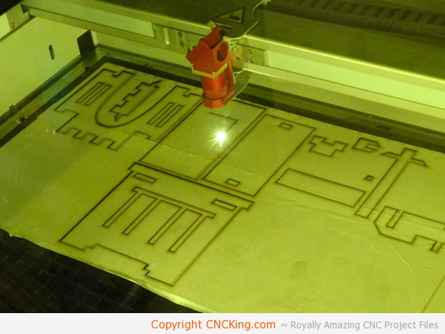 laser cut medieval castle bank