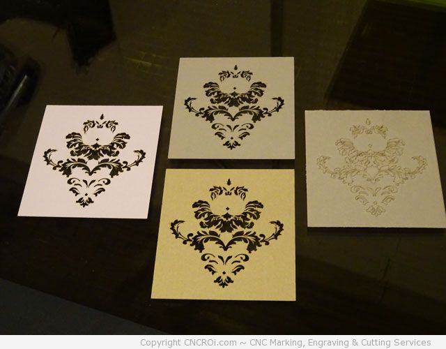 cnc laser cinder paper cutting