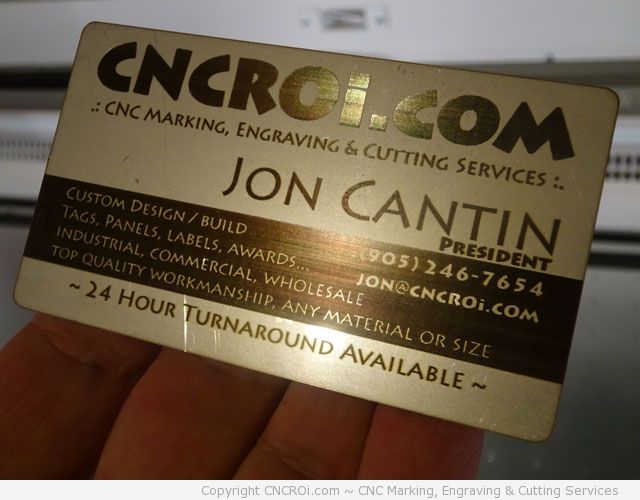 stainless steel metal tag