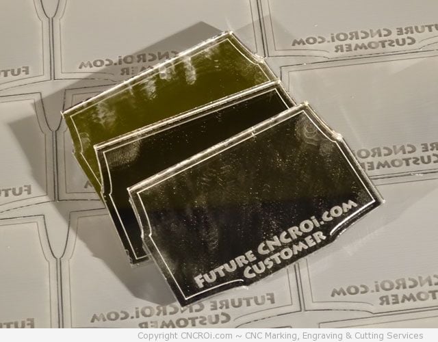 laser mirrored acrylic