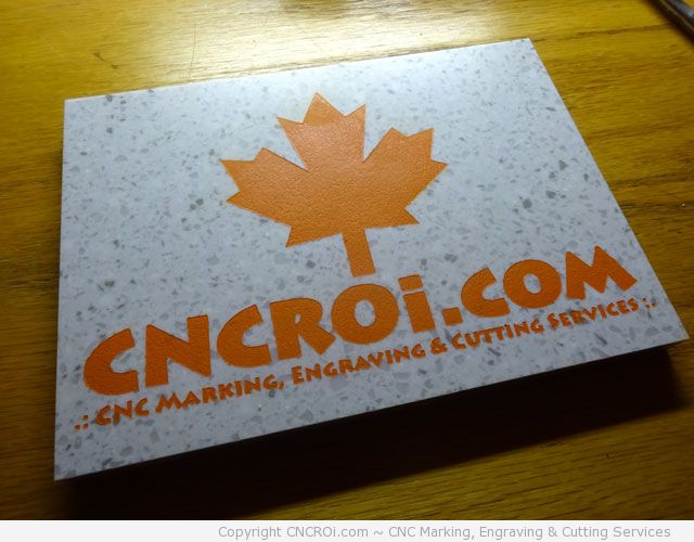 cnc laser engraving corian