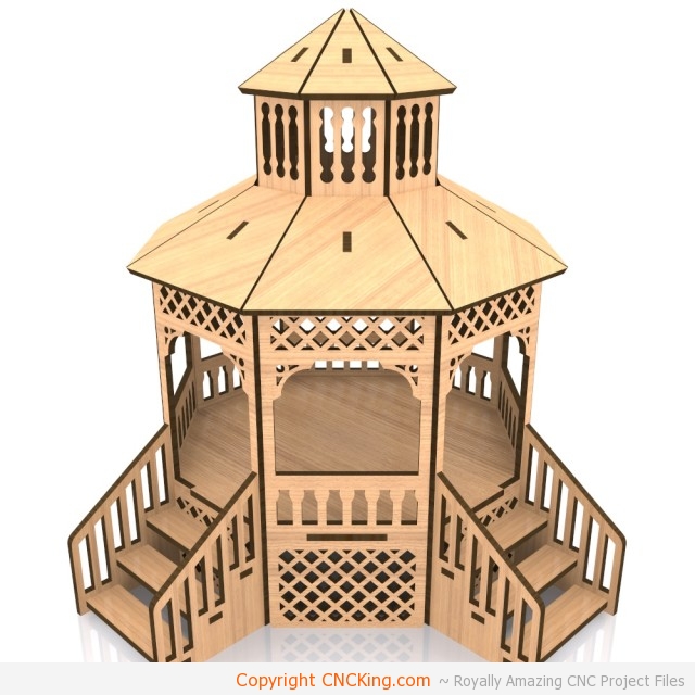 laser cut gazebo