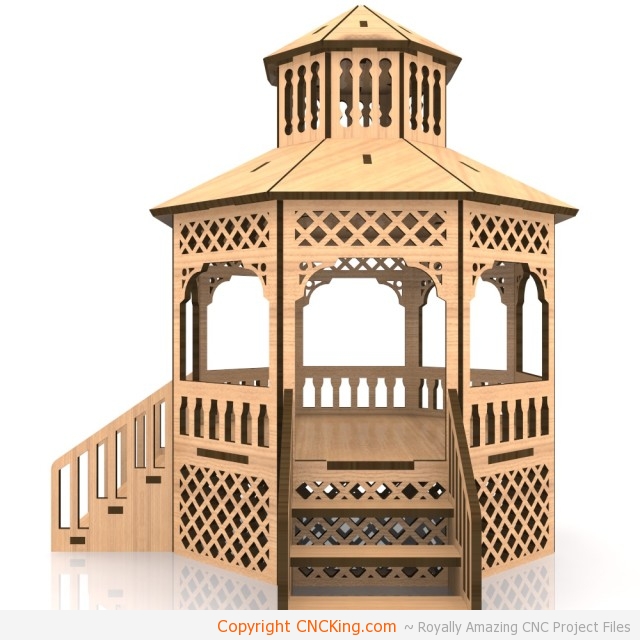 laser cut gazebo