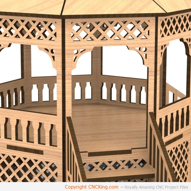 laser cut gazebo