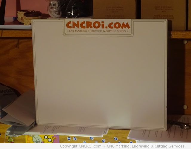 cnc laser custom dry erase whiteboard