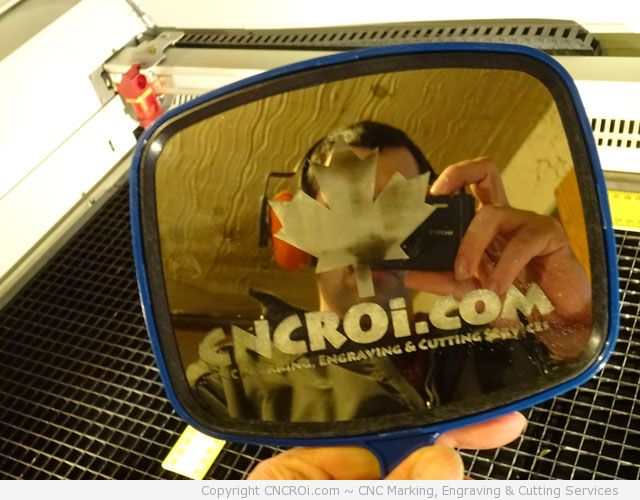 cnc etching a mirror