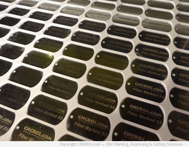 fiber marking dog tags