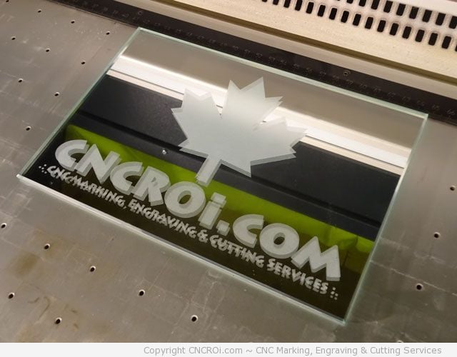 cnc laser engraving real metal mirror