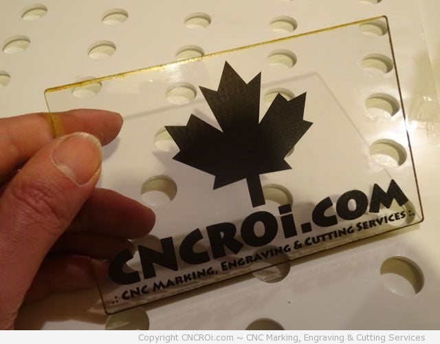 cnc laser marking and cutting polycarbonate