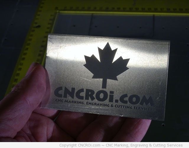 cnc laser marking aluminium