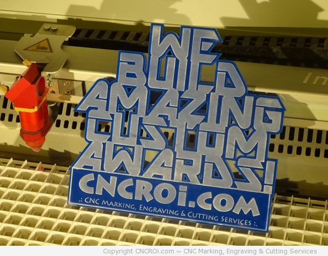 cnc laser custom acrylic award