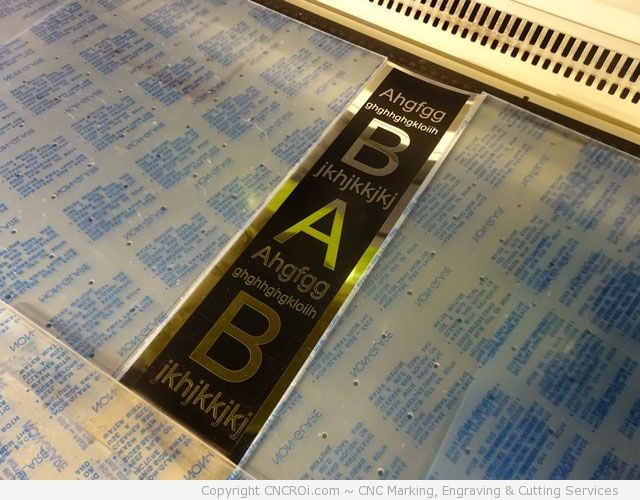 laser engraving metal laminate