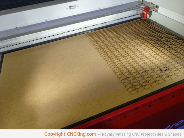 cnc laser cutting gold fish