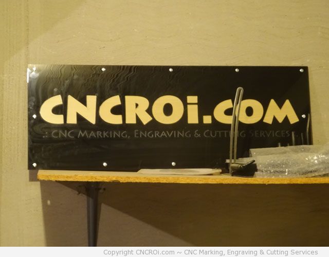 cnc laser custom sign