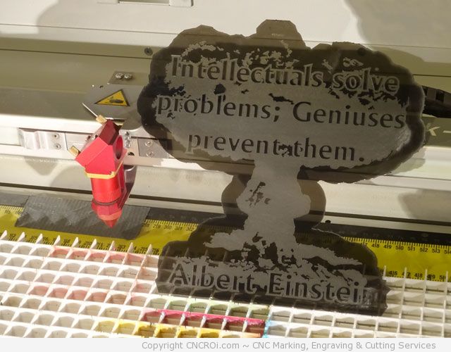 einstein cnc clear acrylic