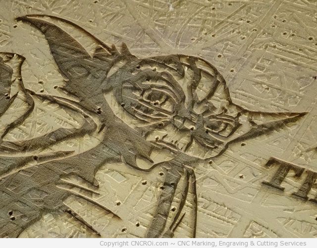CNC Laser Engraved Yoda