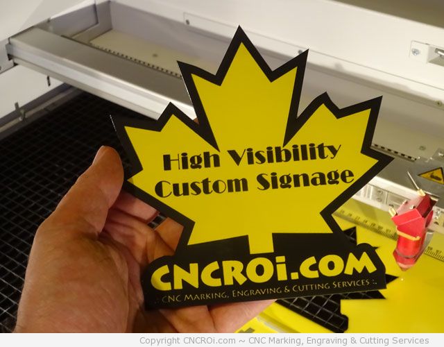 high visibility custom signage
