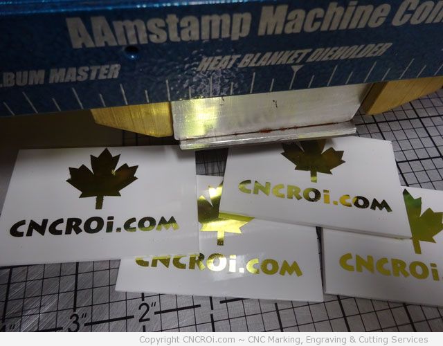 Laser Engraving A Custom Hot Press Mold for Foil Stamping