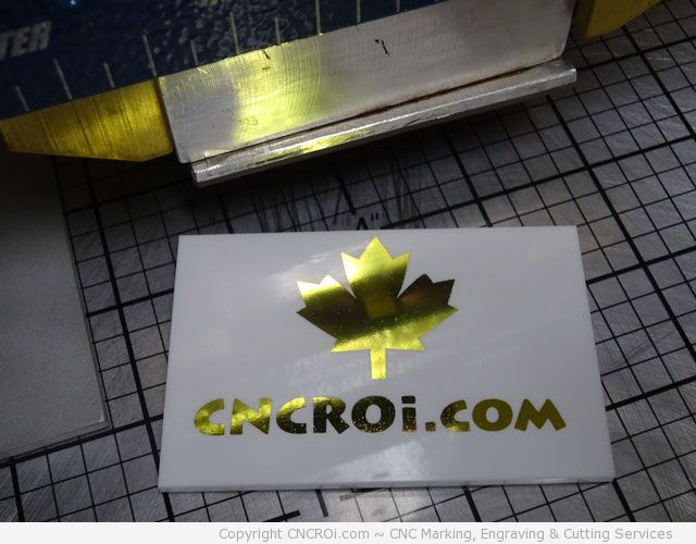 Laser Engraving A Custom Hot Press Mold for Foil Stamping