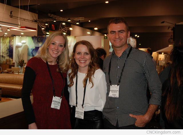 With Caroline Caneva (center, she's the organizer of Vivid) and Felicity (one of the judges)