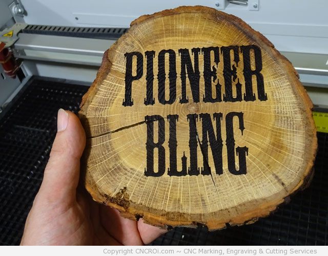 cnc laser engraving pioneer bling