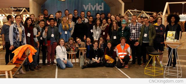 Vivid finalists group photo (me on the right side, next to blue-hair girl)