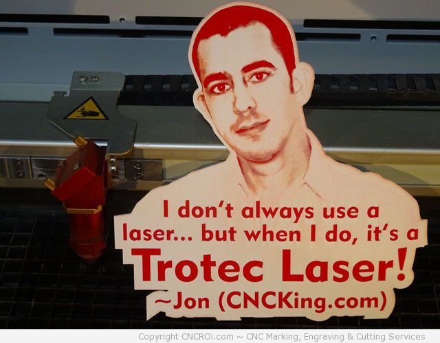 cnc laser engraving laminate