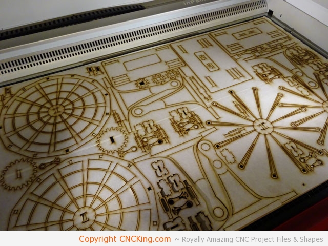 ferris wheel b cnc laser cut design