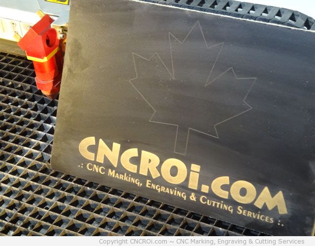 CNC Laser Engraving Laminated MDF