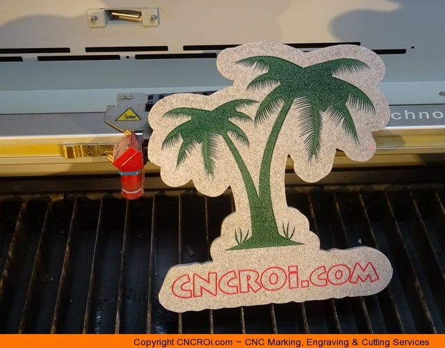 CNC Laser Engraving & Paint Filling Custom Corian Signage