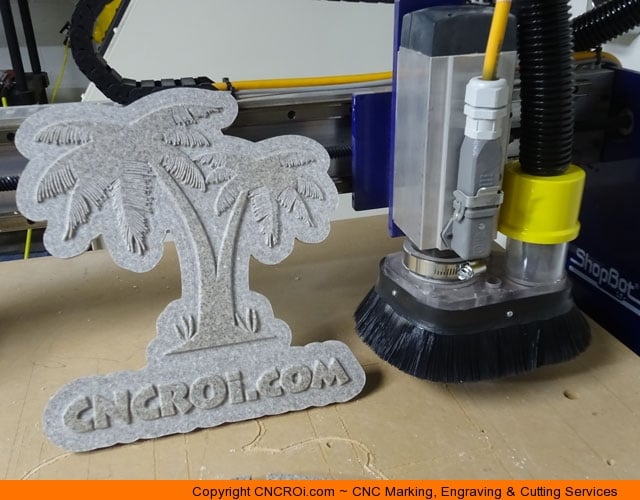custom corian cnc router sign