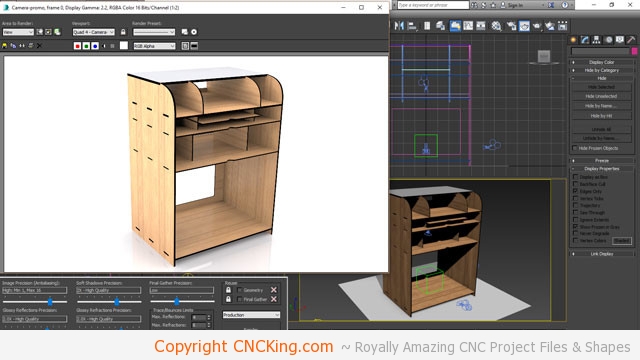 cnc laser station