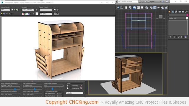 cnc laser station