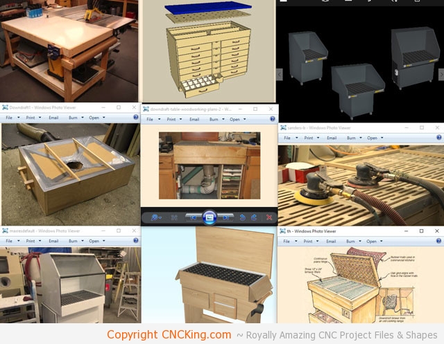 Custom CNC Laser Downdraft Table: Design