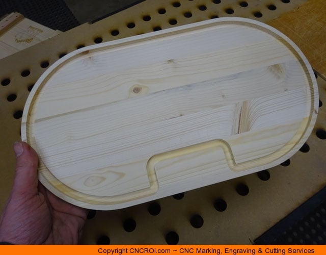CNC Routing A Custom Pine Cutting Board