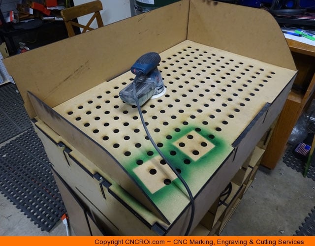Custom Designed CNC Laser Cut Downdraft Table