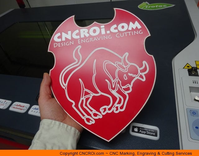 Custom Laminated Plywood Shield