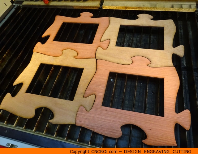 Custom Interlocking Puzzle Pieces