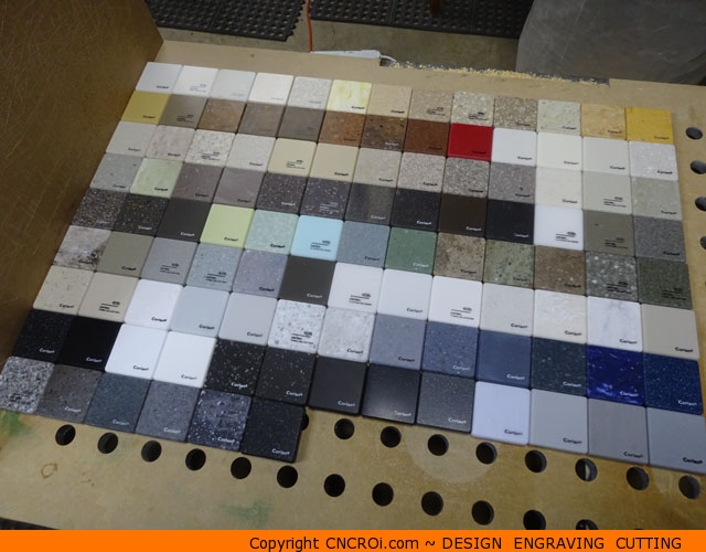 custom corian color options