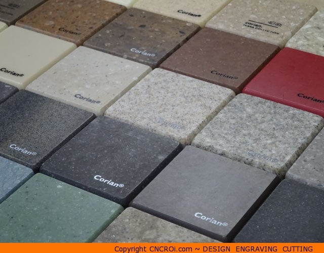 custom corian color options