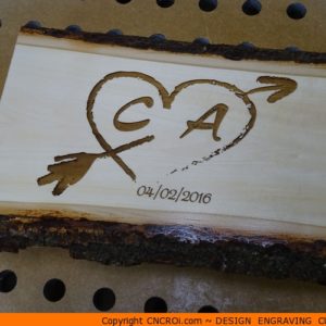 Custom Live Edge Wooden Wall Plaque