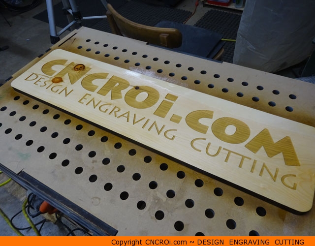 Custom Pine Sign