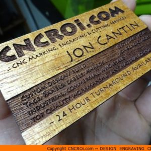 Custom Veneer Business Cards
