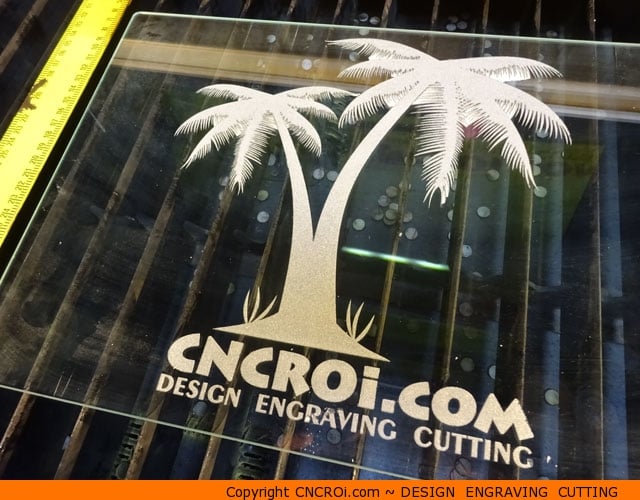 Custom CNC Laser Engraving Glass