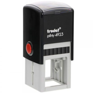Trodat Original Printy 4923 Custom Self-Inking Stamp (30 mm or 1.2" square)