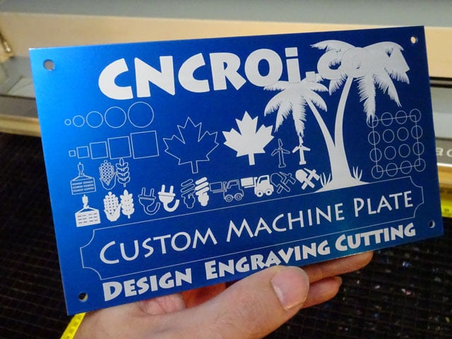 Custom Machine Identification Plates